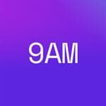 9AM logo