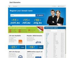 Just Domains logo