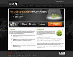 Spry Hosting logo