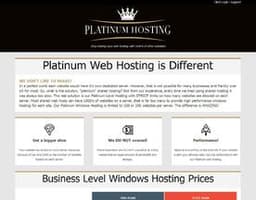 Platinum Hosting logo