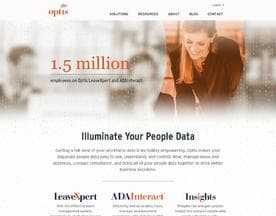Optis β Illuminate Your People Data logo